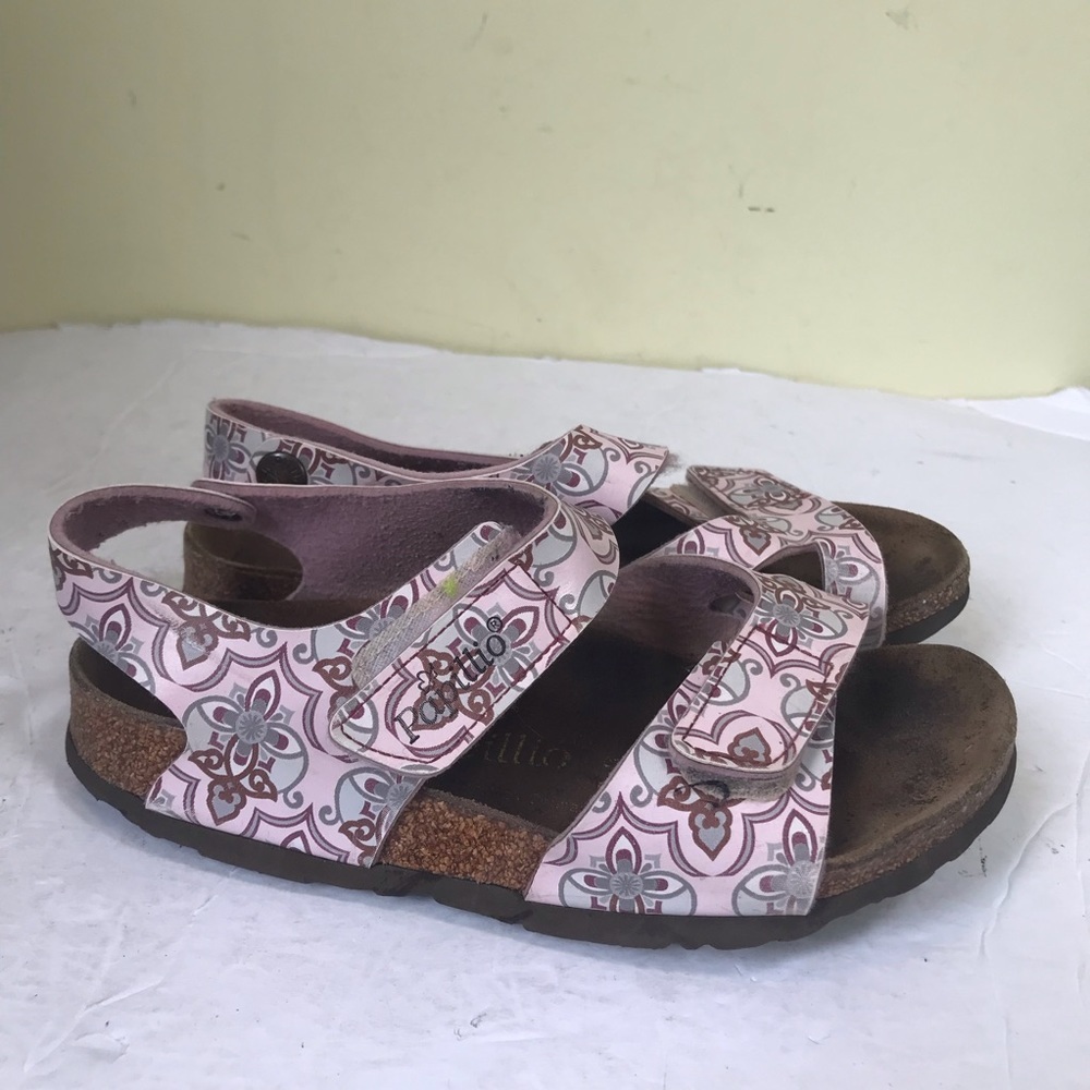 Birkenstock Kids PALU Sandals Pink Pappilio Slides Adjustable Shoe Vegan Leather